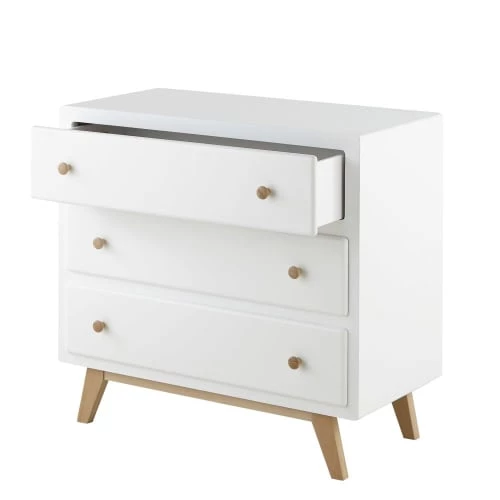 Maisons Du Monde Commodes Et Cabinets Commode Compatible Plan à Langer 3 Tiroirs Blanche 4 Maisons Du Monde Commodes Et Cabinets Commode Compatible Plan à Langer 3 Tiroirs Blanche – Image 2