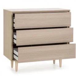 HOMN Commodes Et Cabinets Commode De Nuit Couleur Chêne, 80 Cm Longueur 11 HOMN Commodes Et Cabinets Commode De Nuit Couleur Chêne, 80 Cm Longueur -Coffres et malles Soldes commode de nuit couleur chene 80 cm longueur 3