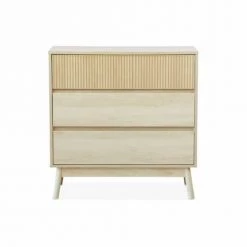 Alice's Garden Commodes Et Cabinets Commode De Rangement Décor Bois, 3 Tiroirs -Coffres et malles Soldes commode de rangement decor bois 3 tiroirs 3