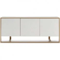 Thai Natura Commodes Et Cabinets Commode Design En Bois 3 Portes Bois Blanc Pieds Dorés 10 Thai Natura Commodes Et Cabinets Commode Design En Bois 3 Portes Bois Blanc Pieds Dorés -Coffres et malles Soldes commode design en bois 3 portes bois blanc pieds dores 2