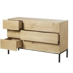 Maisons Du Monde Commodes Et Cabinets Commode Double 6 Tiroirs -Coffres et malles Soldes commode double 6 tiroirs 1000 6 32 187074 3