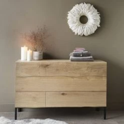 Maisons Du Monde Commodes Et Cabinets Commode Double 6 Tiroirs -Coffres et malles Soldes commode double 6 tiroirs 1000 6 32 187074 7