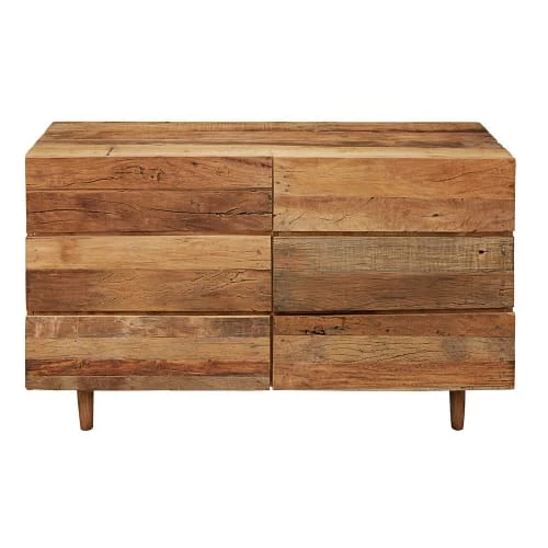 Maisons Du Monde Commodes Et Cabinets Commode Double 6 Tiroirs En Bois Recyclés 3 Maisons Du Monde Commodes Et Cabinets Commode Double 6 Tiroirs En Bois Recyclés