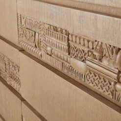 Maisons Du Monde Commodes Et Cabinets Commode Double 6 Tiroirs Sculptée -Coffres et malles Soldes commode double 6 tiroirs sculptee 1000 7 15 209566 3