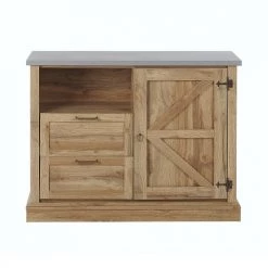 Beliani Commodes Et Cabinets Commode Effet Bois Clair -Coffres et malles Soldes commode effet bois clair 2