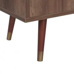 Beliani Commodes Et Cabinets Commode Effet Bois Clair 3 Tiroirs 2 Portes -Coffres et malles Soldes commode effet bois clair 3 tiroirs 2 portes 4