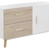 Beliani Commodes Et Cabinets Commode Effet Bois Clair Blanc 1 Porte 2 Tiroirs 1 Beliani Commodes Et Cabinets Commode Effet Bois Clair Blanc 1 Porte 2 Tiroirs -Coffres et malles Soldes commode effet bois clair blanc 1 porte 2 tiroirs