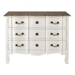 Maisons Du Monde Commodes Et Cabinets Commode En Acacia Et Manguier Blanche