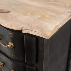 Maisons Du Monde Commodes Et Cabinets Commode En Acacia Et Manguier Noire -Coffres et malles Soldes commode en acacia et manguier noire 1000 14 16 110429 4