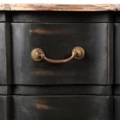 Maisons Du Monde Commodes Et Cabinets Commode En Acacia Et Manguier Noire -Coffres et malles Soldes commode en acacia et manguier noire 1000 14 16 110429 6
