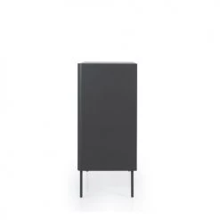 Tenzo Commodes Et Cabinets Commode En Bois 4 Tiroirs L80cm Gris Anthracite -Coffres et malles Soldes commode en bois 4 tiroirs l80cm gris anthracite 3