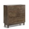 MOYCOR Commodes Et Cabinets Commode En Bois 8 Tiroirs L110 Cm 1 MOYCOR Commodes Et Cabinets Commode En Bois 8 Tiroirs L110 Cm -Coffres et malles Soldes commode en bois 8 tiroirs l110 cm