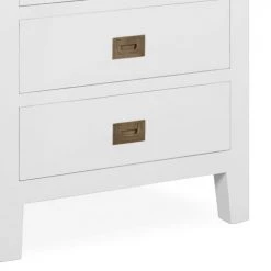 MOYCOR Commodes Et Cabinets Commode En Bois Blanc H 110 Cm   -Coffres et malles Soldes commode en bois blanc h 110 cm 2