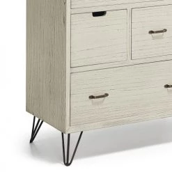 MOYCOR Commodes Et Cabinets Commode En Bois Blanc L110 -Coffres et malles Soldes commode en bois blanc l110 2