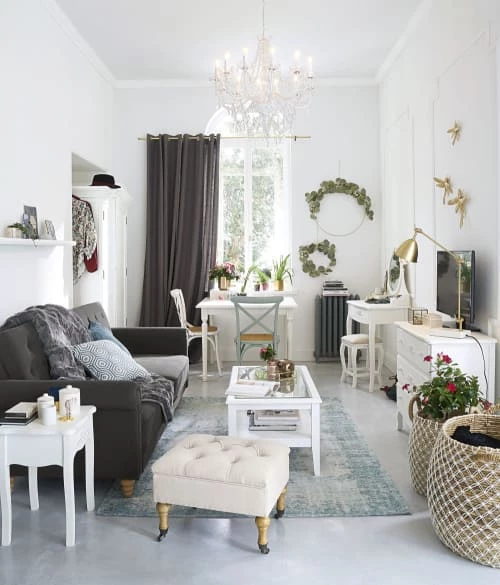 Maisons Du Monde Commodes Et Cabinets Commode En Bois Blanche L 90 Cm 5 Maisons Du Monde Commodes Et Cabinets Commode En Bois Blanche L 90 Cm – Image 3