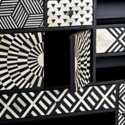 GINER Y COLOMER Commodes Et Cabinets Commode En Bois De Manguier Avec Détails En Os -Coffres et malles Soldes commode en bois de manguier avec details en os 2