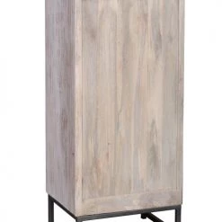 GINER Y COLOMER Commodes Et Cabinets Commode En Bois De Manguier Sculptée Et Pieds En Métal. -Coffres et malles Soldes commode en bois de manguier sculptee et pieds en metal 2