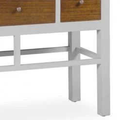 MOYCOR Commodes Et Cabinets Commode En Bois De Mindi Blanc Et Marron L100 13 MOYCOR Commodes Et Cabinets Commode En Bois De Mindi Blanc Et Marron L100 -Coffres et malles Soldes commode en bois de mindi blanc et marron l100 5