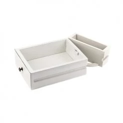 MOYCOR Commodes Et Cabinets Commode En Bois De Mindi Blanc L110 -Coffres et malles Soldes commode en bois de mindi blanc l110 5