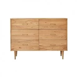 Bois Dessus Bois Dessous Commodes Et Cabinets Commode En Bois De Mindy 6 Tiroirs