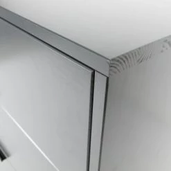 Woood Commodes Et Cabinets Commode En Bois De Pin Armoire Gris Avec 3 Tiroirs -Coffres et malles Soldes commode en bois de pin armoire gris avec 3 tiroirs 5