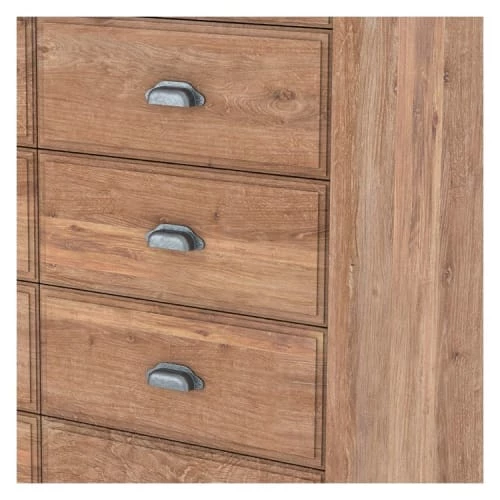 Rendez Vous Déco Commodes Et Cabinets Commode En Bois De Pin Recyclé 2 Tiroirs 2 Portes 5 Rendez Vous Déco Commodes Et Cabinets Commode En Bois De Pin Recyclé 2 Tiroirs 2 Portes – Image 3