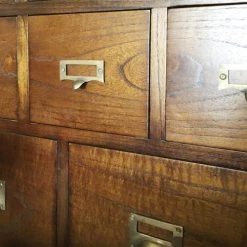 MOYCOR Commodes Et Cabinets Commode En Bois Marron -Coffres et malles Soldes commode en bois marron 4