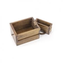 MOYCOR Commodes Et Cabinets Commode En Bois Marron H120 -Coffres et malles Soldes commode en bois marron h120 2