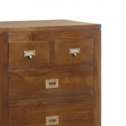 MOYCOR Commodes Et Cabinets Commode En Bois Marron H120 -Coffres et malles Soldes commode en bois marron h120 3