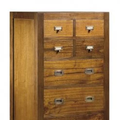 MOYCOR Commodes Et Cabinets Commode En Bois Marron H130 -Coffres et malles Soldes commode en bois marron h130 3