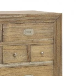 MOYCOR Commodes Et Cabinets Commode En Bois Marron L100 -Coffres et malles Soldes commode en bois marron l100 6