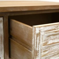 Aubry Gaspard Commodes Et Cabinets Commode En Bois Naturel Et Cérusé Ancenia -Coffres et malles Soldes commode en bois naturel et ceruse ancenia 2