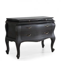 MOYCOR Commodes Et Cabinets Commode En Bois Noir L110
