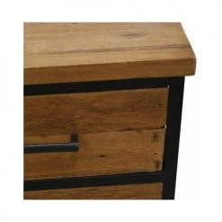 Aubry Gaspard Commodes Et Cabinets Commode En Bois Recyclé 6 Tiroirs -Coffres et malles Soldes commode en bois recycle 6 tiroirs 3