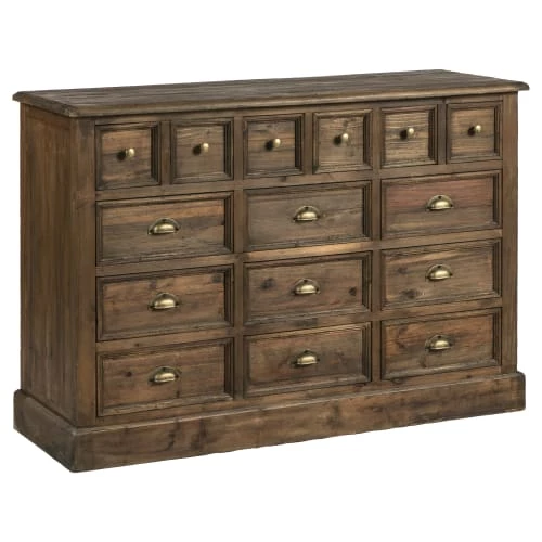 Rendez Vous Déco Commodes Et Cabinets Commode En Bois Recyclé Et Métal, 15 Tiroirs 7 Rendez Vous Déco Commodes Et Cabinets Commode En Bois Recyclé Et Métal, 15 Tiroirs – Image 5