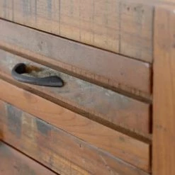 GINER Y COLOMER Commodes Et Cabinets Commode En Bois Recyclé Multicolore -Coffres et malles Soldes commode en bois recycle multicolore 7