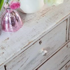 Maisons Du Monde Commodes Et Cabinets Commode En Manguier Blanche Effet Vieilli L 94 Cm -Coffres et malles Soldes commode en manguier blanche effet vieilli l 94 cm 1000 15 35 121395 3