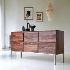 Tikamoon Commodes Et Cabinets Commode En Palissandre Massif -Coffres et malles Soldes commode en palissandre massif 8