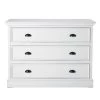 Maisons Du Monde Commodes Et Cabinets Commode En Pin Blanc L 115 Cm -Coffres et malles Soldes commode en pin blanc l 115 cm 1000 7 22 228351 1