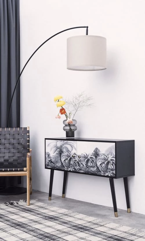 RNT By Really Nice Things Commodes Et Cabinets Commode En Pin Massif En Blanc Et Noir. 4 RNT By Really Nice Things Commodes Et Cabinets Commode En Pin Massif En Blanc Et Noir. – Image 2