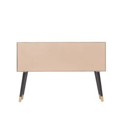 RNT By Really Nice Things Commodes Et Cabinets Commode En Pin Massif En Noir Et Imprimé Floral. -Coffres et malles Soldes commode en pin massif en noir et imprime floral 4