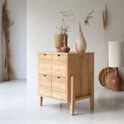 Tikamoon Commodes Et Cabinets Commode En Teck Massif -Coffres et malles Soldes commode en teck massif 18