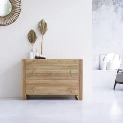 Tikamoon Commodes Et Cabinets Commode En Teck Massif