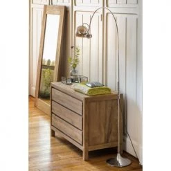 Kok Maison Commodes Et Cabinets Commode En Teck Recyclé Marron -Coffres et malles Soldes commode en teck recycle marron 3