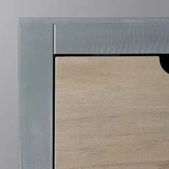 MACABANE Commodes Et Cabinets Commode Grise En Pin Gris 6 Tiroirs Beige -Coffres et malles Soldes commode grise en pin gris 6 tiroirs beige 2