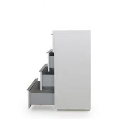 Meubles & Design Commodes Et Cabinets Commode Haute 4 Tiroirs En Bois -Coffres et malles Soldes commode haute 4 tiroirs en bois 5