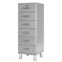 Meubles & Design Commodes Et Cabinets Commode Haute 6 Tiroirs En Bois MALIBU -Coffres et malles Soldes commode haute 6 tiroirs en bois malibu 22