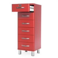 Meubles & Design Commodes Et Cabinets Commode Haute 6 Tiroirs En Bois MALIBU -Coffres et malles Soldes commode haute 6 tiroirs en bois malibu 38