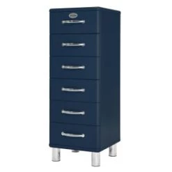 Meubles & Design Commodes Et Cabinets Commode Haute 6 Tiroirs En Bois MALIBU -Coffres et malles Soldes commode haute 6 tiroirs en bois malibu 5