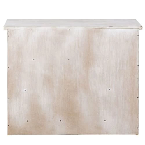 Maisons Du Monde Commodes Et Cabinets Commode Indienne Sculptée En Manguier Massif Blanche L 100 Cm 4 Maisons Du Monde Commodes Et Cabinets Commode Indienne Sculptée En Manguier Massif Blanche L 100 Cm – Image 2